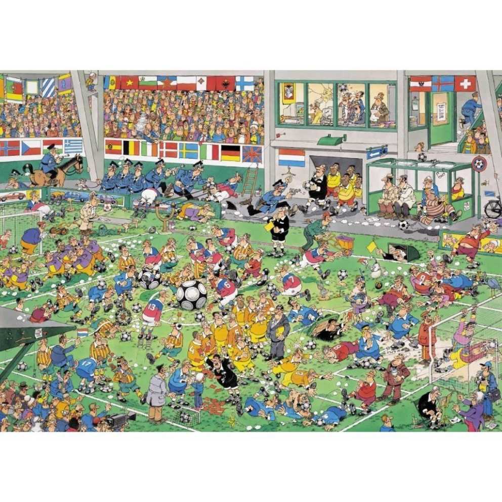 Football Crazy | Championship Football | Goal - Jumbo puzzle collectible [Barcode 8710126190043] - Main Image 4