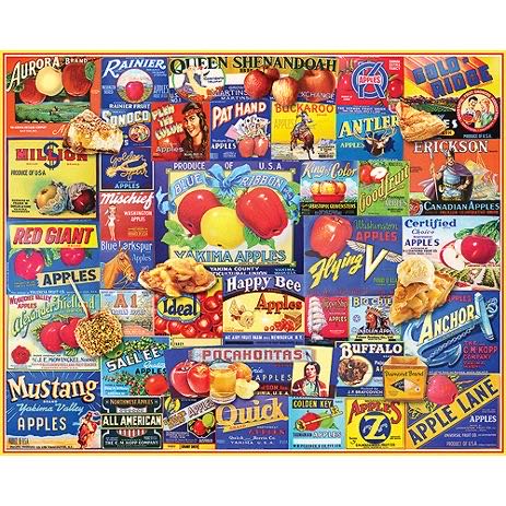 An Apple A Day/#2/Sell/Ship - White Mountain Puzzles puzzle collectible [Barcode 724819256426] - Main Image 2