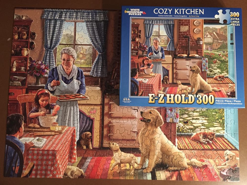 Cozy Kitchen - White Mountain 🇺🇸 puzzle collectible [Barcode 724819259830] - Main Image 4