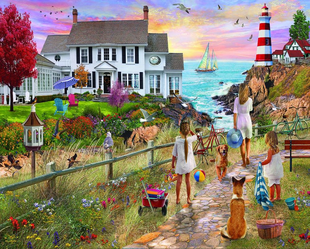Surf Shack - White Mountain puzzle collectible [Barcode 724819263752] - Main Image 2