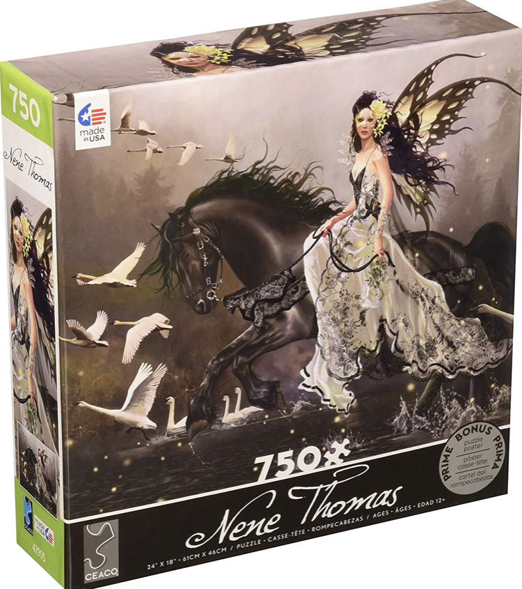 Lamentation Of Swans -  Ceaco puzzle collectible - Main Image 2