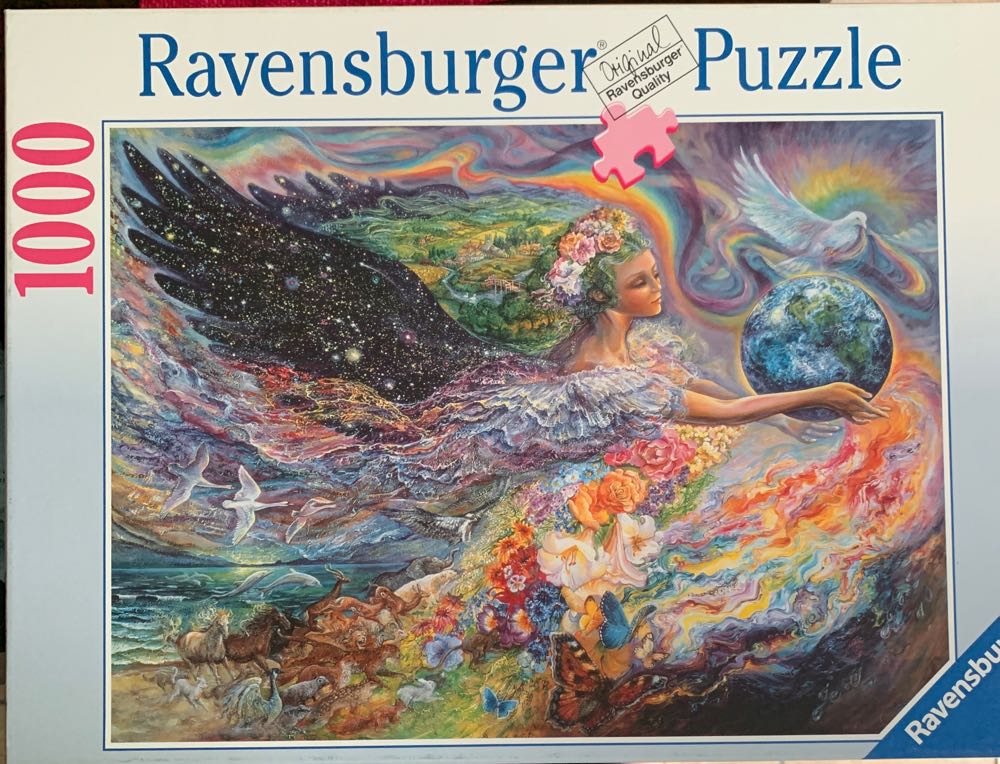 Josephine Wall. Engel Op Aarde. Earth Angel - Ravensburger puzzle collectible [Barcode 4005556158102] - Main Image 1