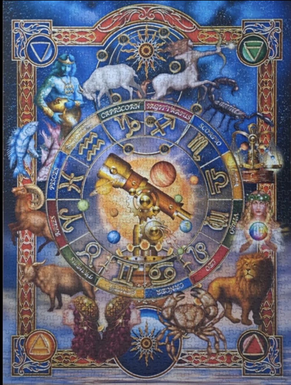Zodiac Signs - Milton Bradley (MB) puzzle collectible [Barcode 5023117029929] - Main Image 3