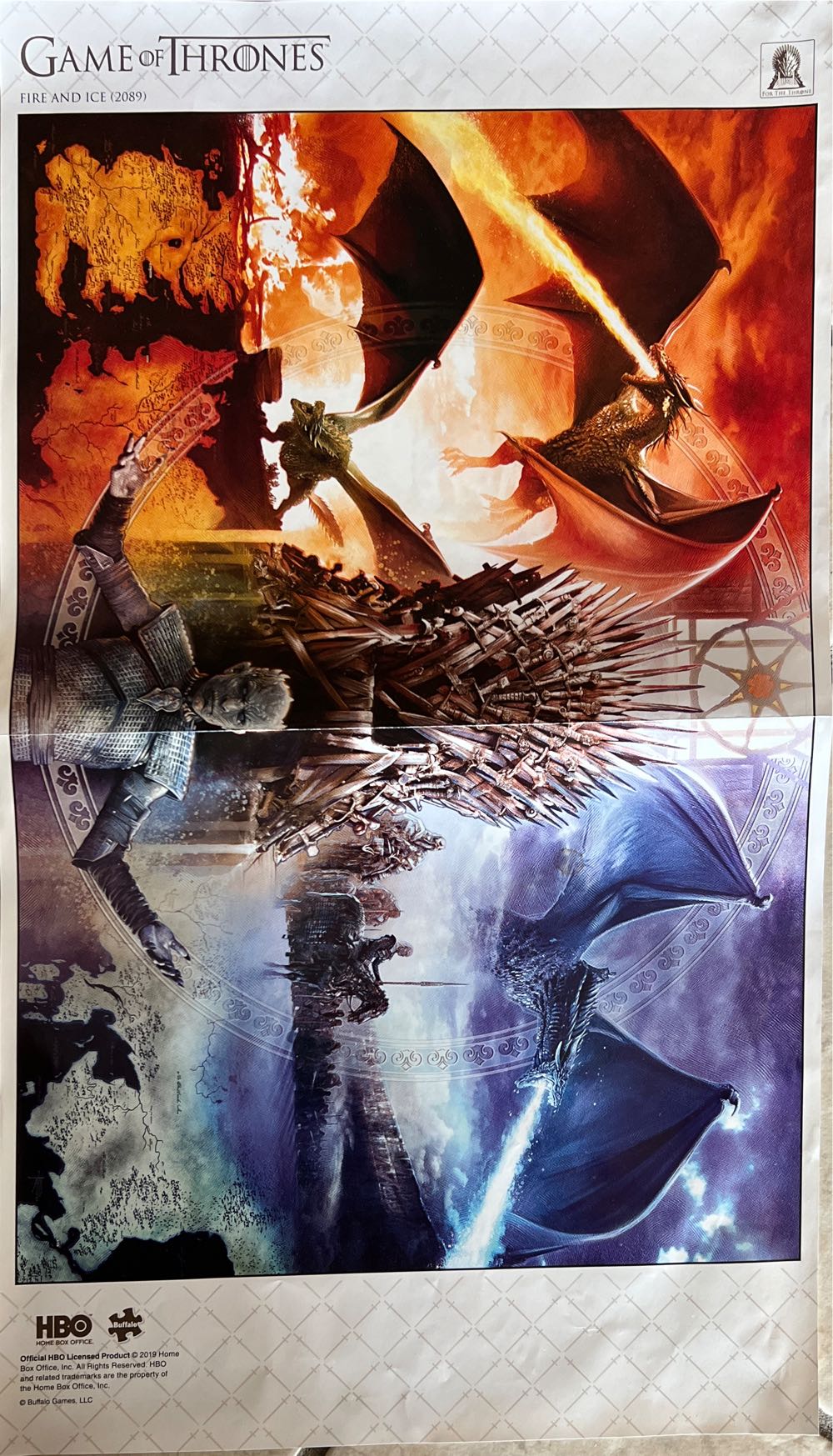 Game Of Thrones Fire & Ice - Buffalo puzzle collectible [Barcode 079346020898] - Main Image 3