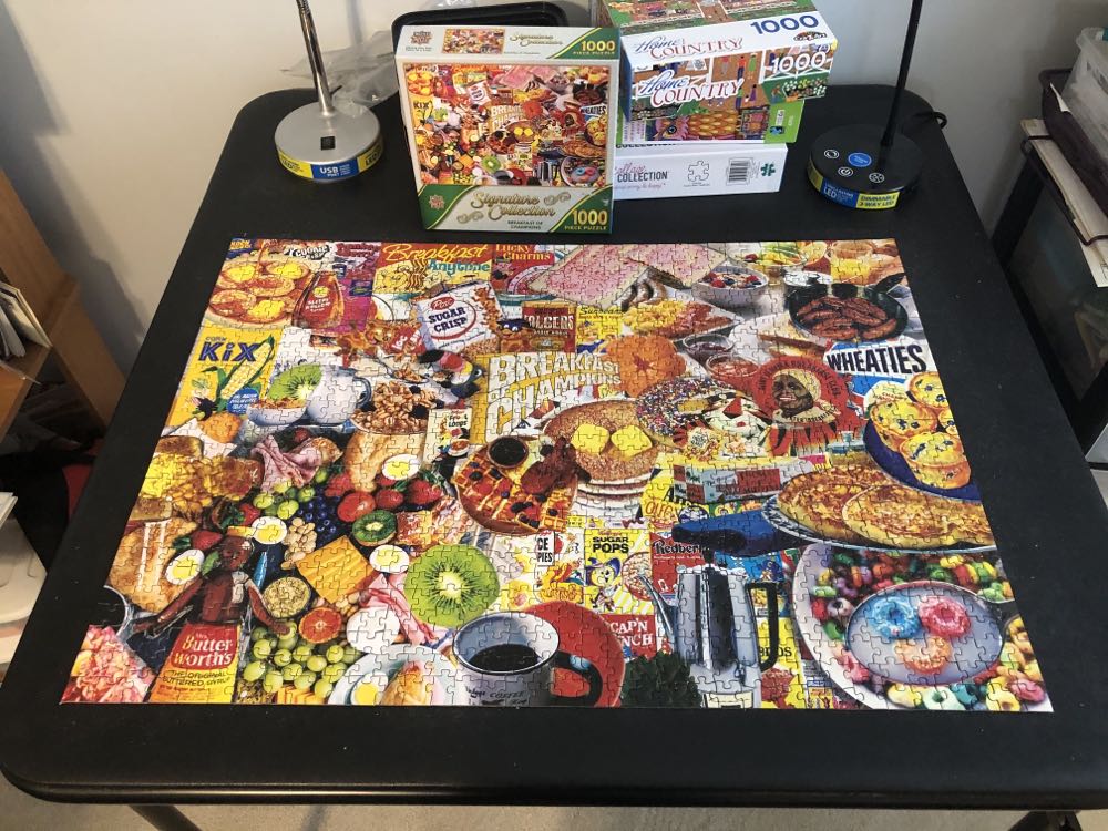 Breakfast Of Champions - Masterpieces Inc puzzle collectible [Barcode 705988502989] - Main Image 2