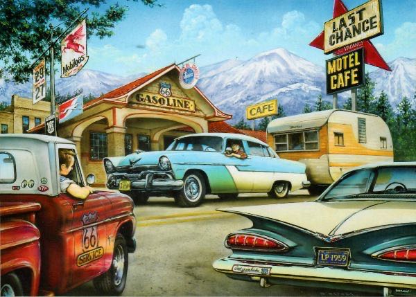 On The Road Again - Master Pieces puzzle collectible [Barcode 705988717345] - Main Image 2