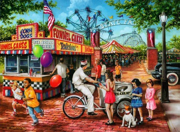 Childhood Dreams - Summer Carnival - MasterPieces puzzle collectible [Barcode 705988720369] - Main Image 2