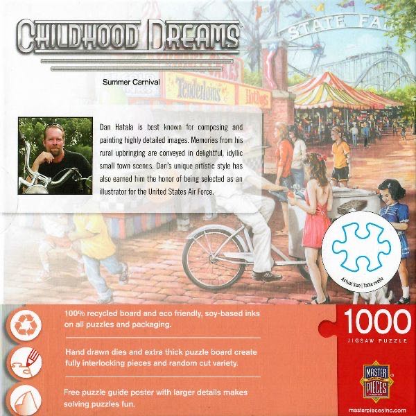 Childhood Dreams - Summer Carnival - MasterPieces puzzle collectible [Barcode 705988720369] - Main Image 3