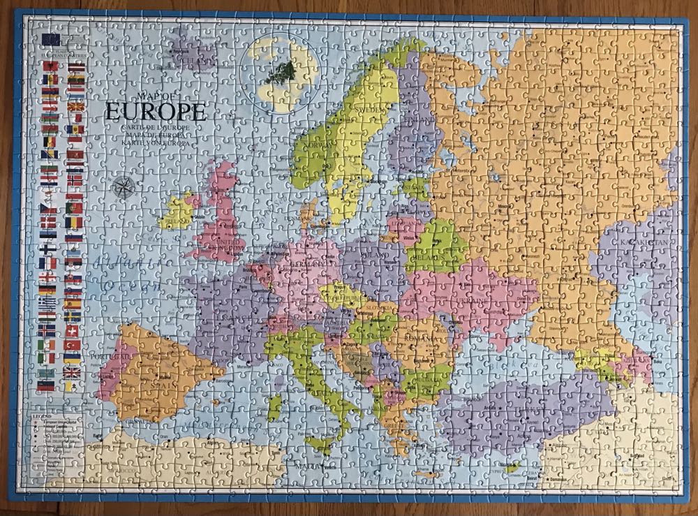 Map Of Europe - EuroGraphics puzzle collectible [Barcode 628136607896] - Main Image 3