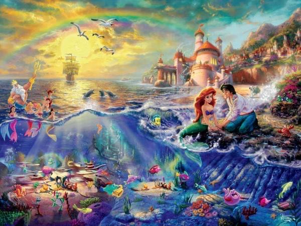 The Little Mermaid -  Ceaco puzzle collectible [Barcode 021081221771] - Main Image 2
