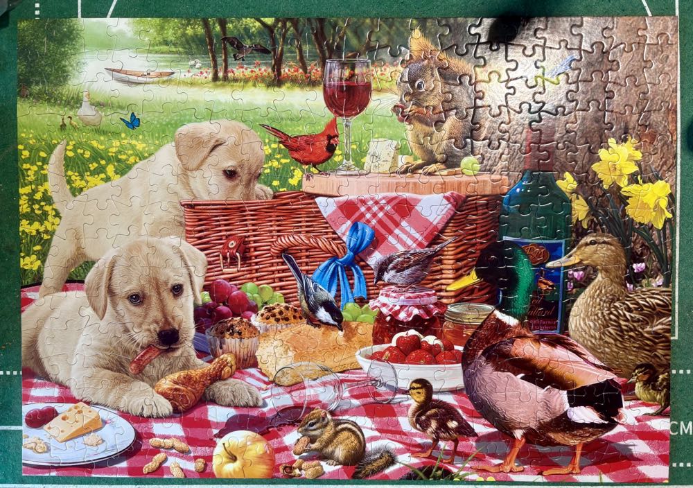Adorable Animals - Picnic Raiders ✅ - Buffalo Games puzzle collectible [Barcode 079346027064] - Main Image 4