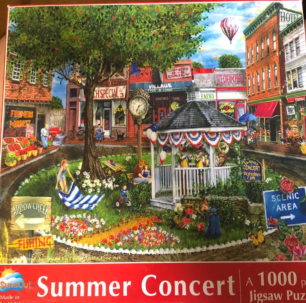 Summer Concert - SunsOut puzzle collectible [Barcode 796780286733] - Main Image 1