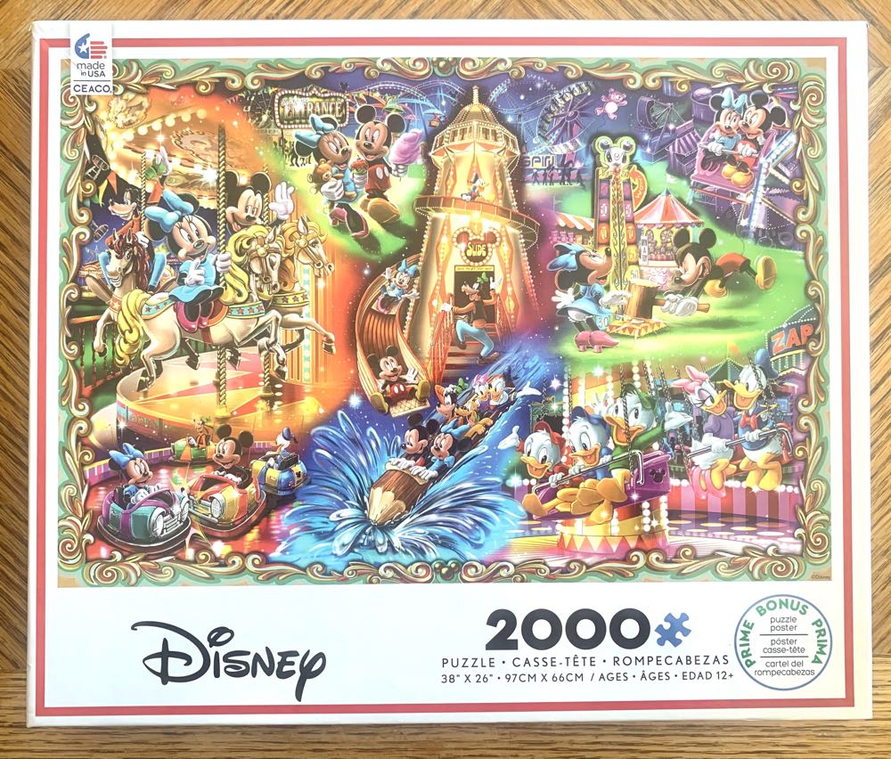 Disney Mickey Carnival - Ceaco puzzle collectible [Barcode 021081350303] - Main Image 2