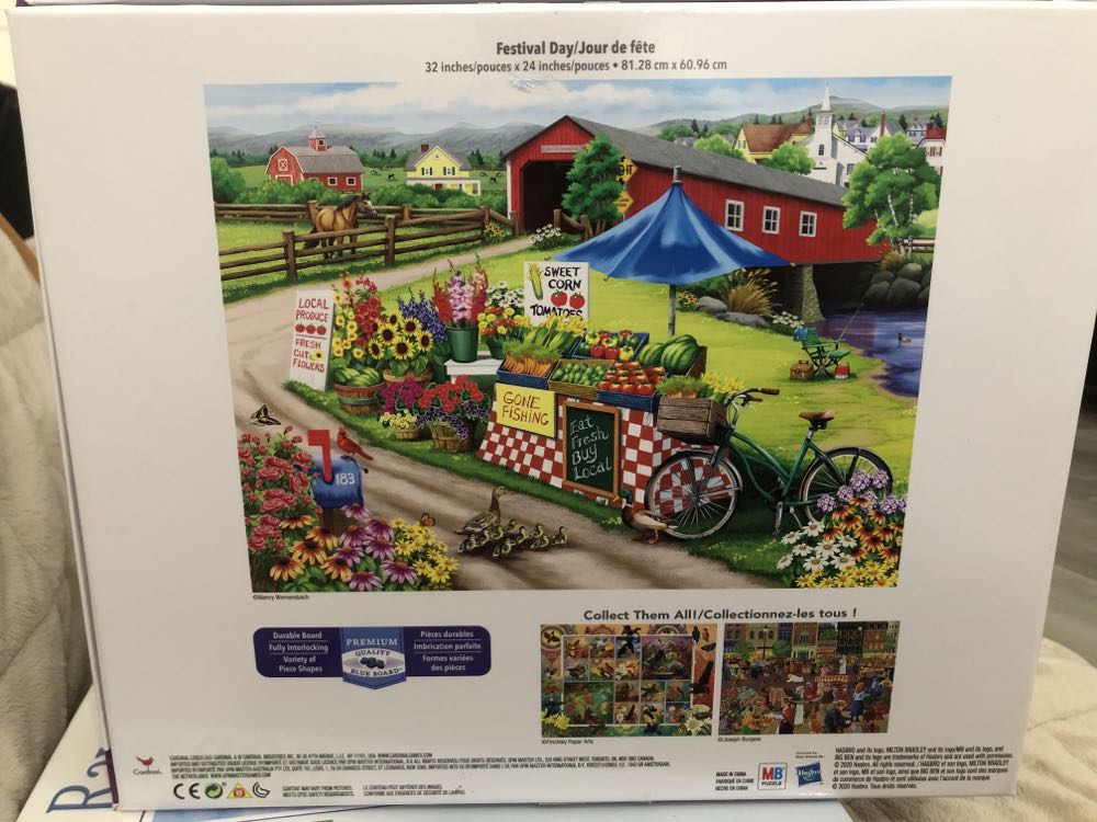 Festival Day - Milton Bradley puzzle collectible [Barcode 778988299890] - Main Image 2