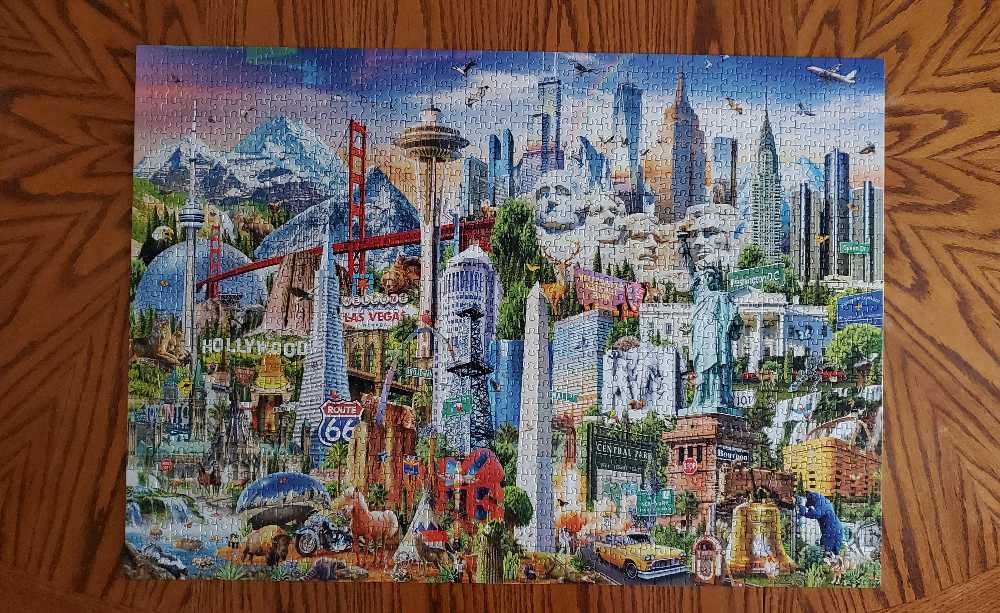 American landmarks - Educa puzzle collectible [Barcode 8412668176706] - Main Image 2