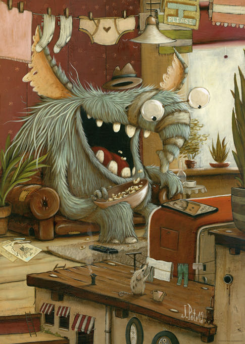 Zozoville Laundry day - Heye Puzzle puzzle collectible [Barcode 4001689298654] - Main Image 2