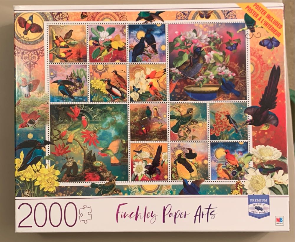 Birds Of Asia - Milton Bradley (MB) puzzle collectible [Barcode 778988299883] - Main Image 2