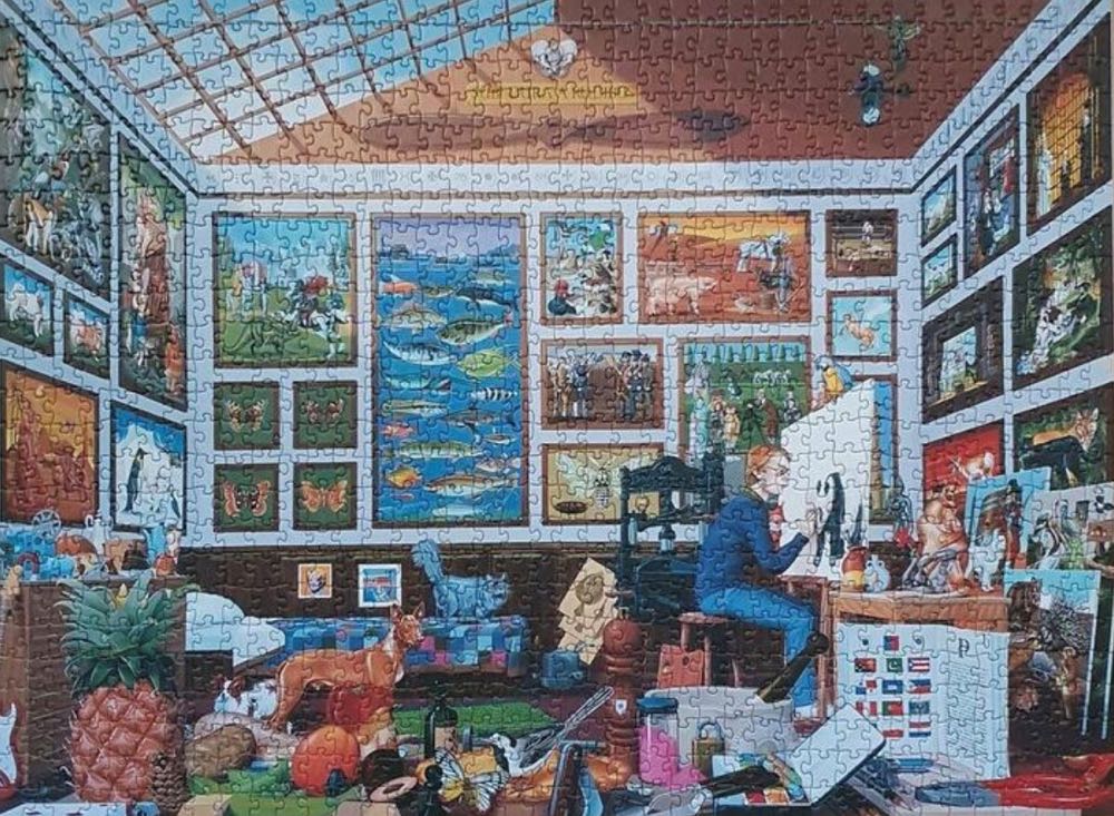 The Ultimate Alphabet: The Letter P - Pomegranate puzzle collectible [Barcode 9780764971969] - Main Image 3