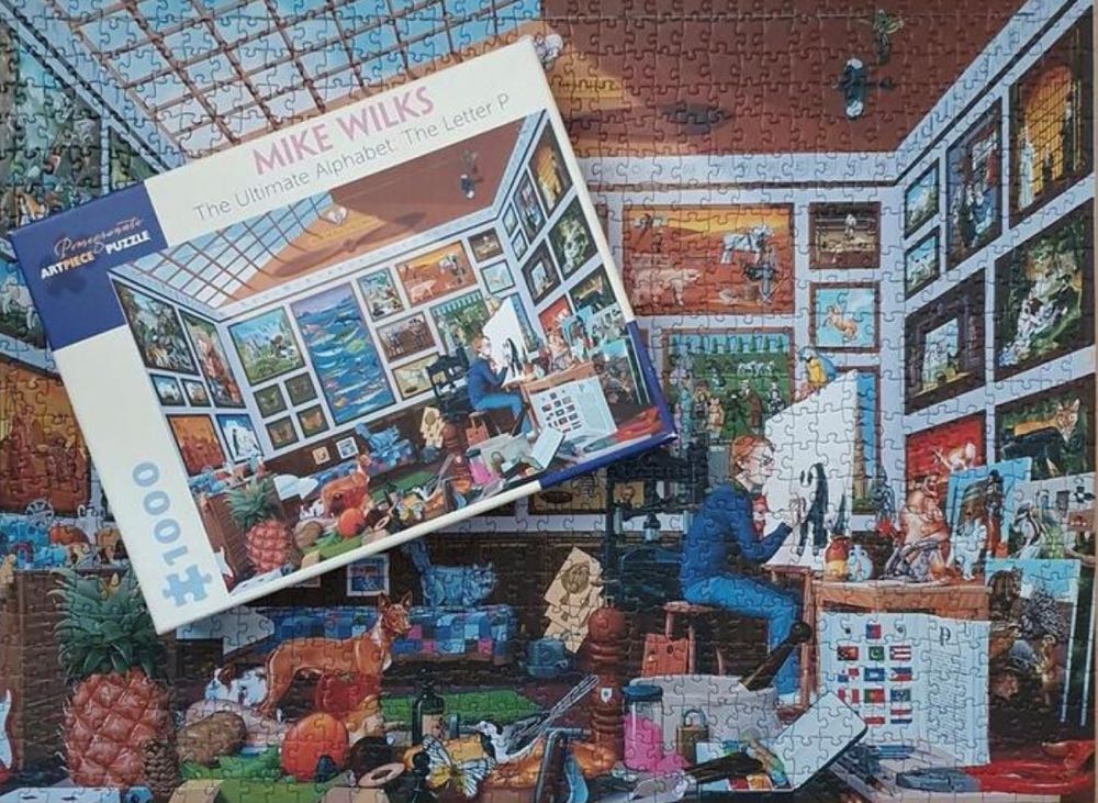 The Ultimate Alphabet: The Letter P - Pomegranate puzzle collectible [Barcode 9780764971969] - Main Image 4