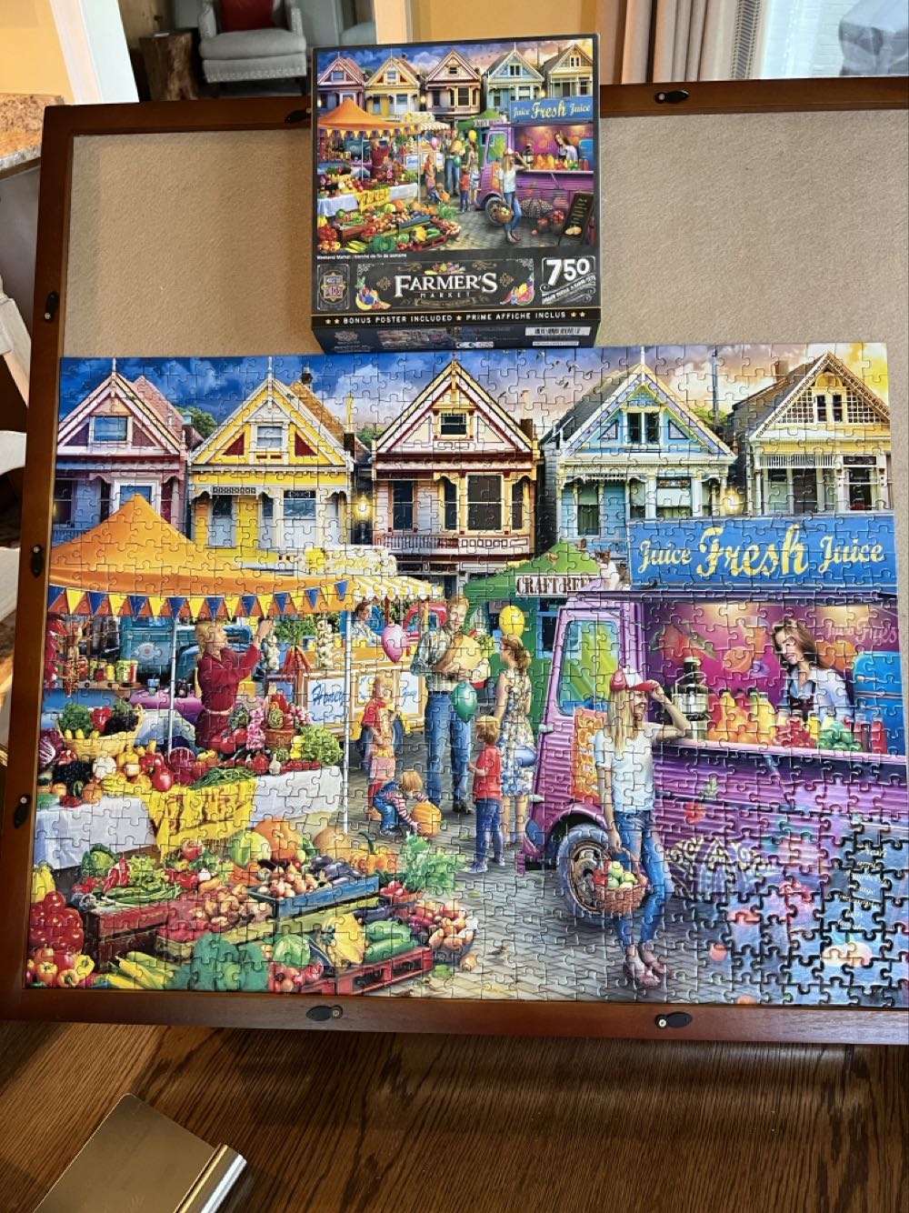 Farmer’s Market - Weekend Market - MasterPieces puzzle collectible [Barcode 705988320163] - Main Image 2