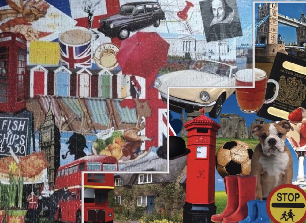 Best Of British 1 Typically UK - Falcon de luxe puzzle collectible [Barcode 8710126100134] - Main Image 4