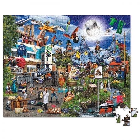 TV Shows Visual Puns - Hinkler 🇦🇺 puzzle collectible [Barcode 9354537000226] - Main Image 2