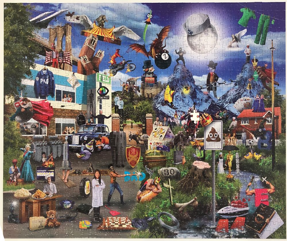 TV Shows Visual Puns - Hinkler 🇦🇺 puzzle collectible [Barcode 9354537000226] - Main Image 3