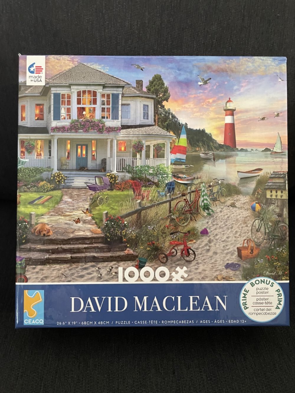 Beach House By The Water - Ceaco puzzle collectible [Barcode 021081332736] - Main Image 2
