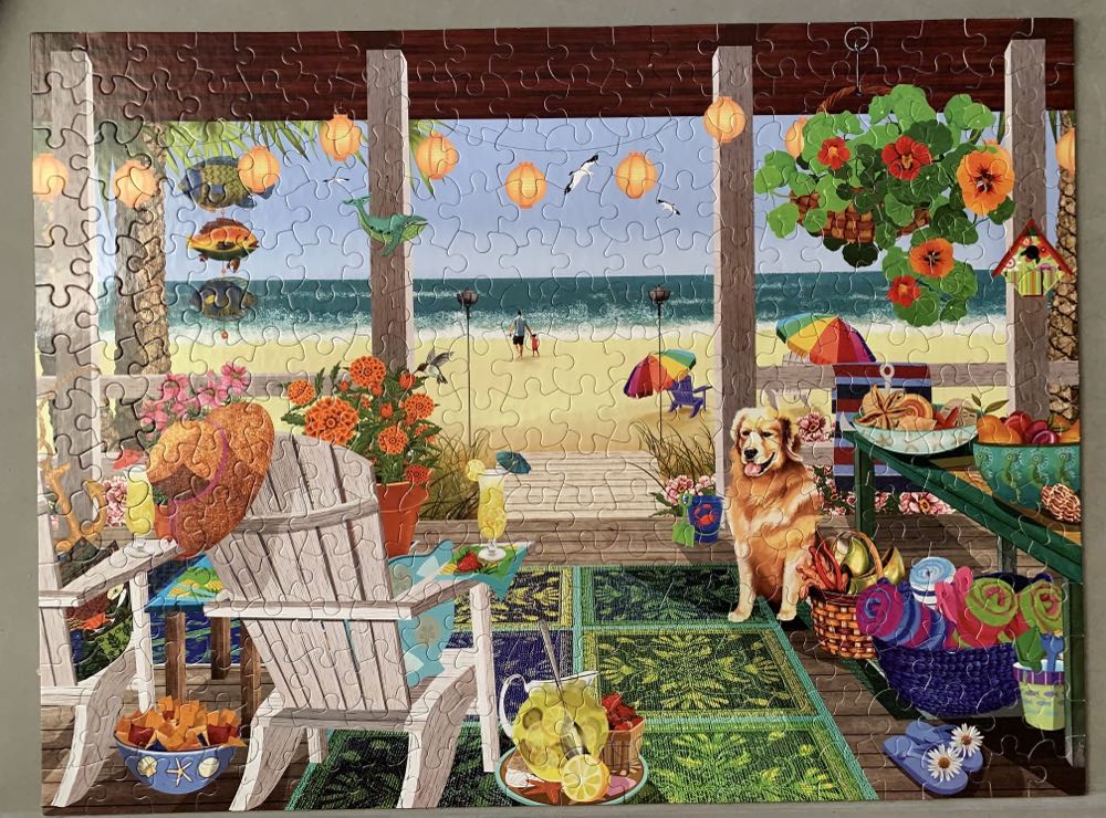 Beach House  - Ceaco puzzle collectible [Barcode 021081221399] - Main Image 3