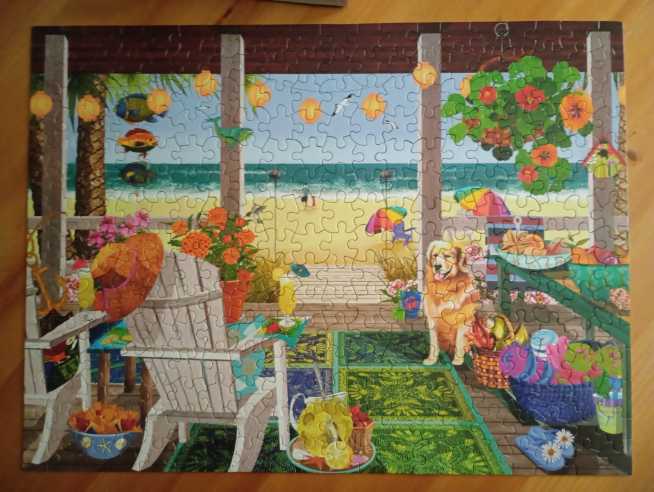 Beach House  - Ceaco puzzle collectible [Barcode 021081221399] - Main Image 4