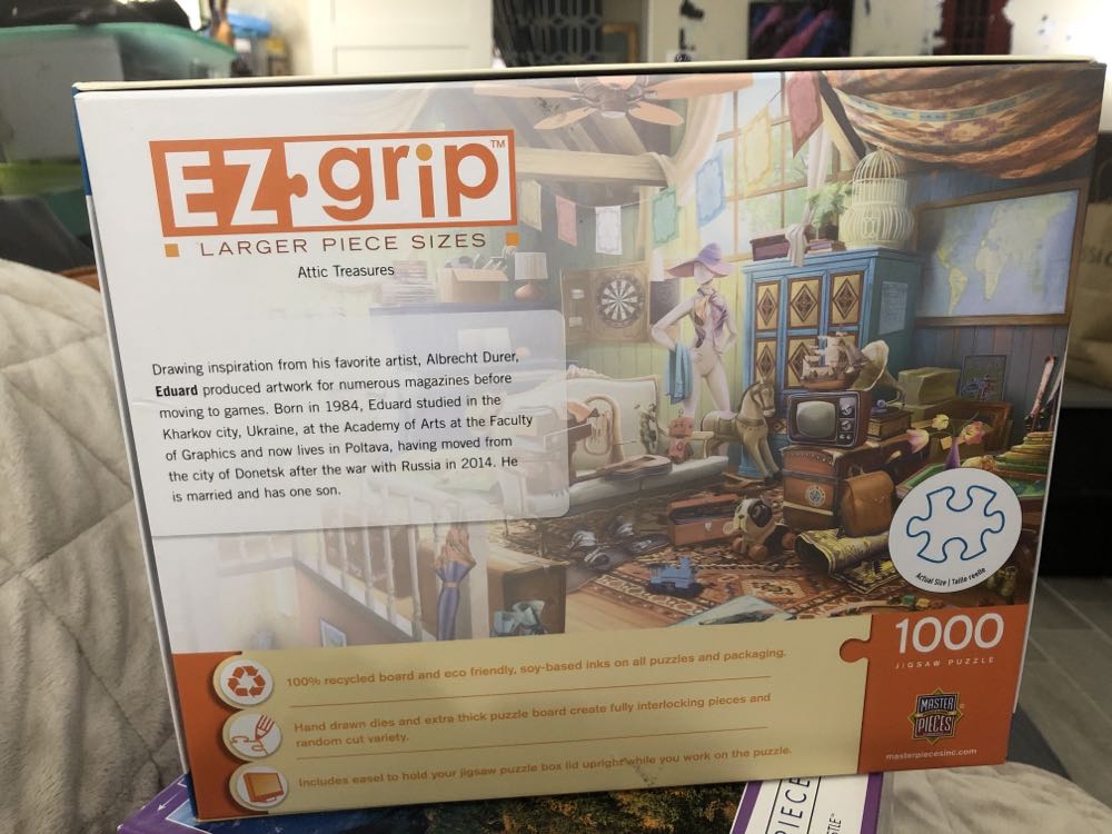 Attic Treasures - Masterpieces, Inc. puzzle collectible [Barcode 705988719622] - Main Image 2