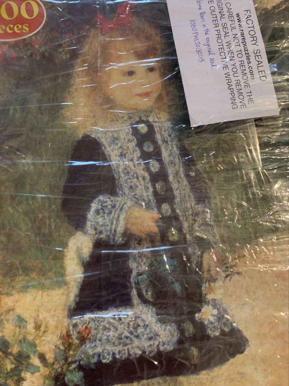 A Girl With A Watering Can - Philmar puzzle collectible [Barcode 5013951009065] - Main Image 2