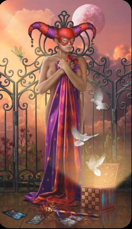 Jeune Femme aux 3 Colombes / Beautiful Lady With Three Doves/Oracle Of Vision - Milton Bradley (MB) puzzle collectible [Barcode 5023117029912] - Main Image 2