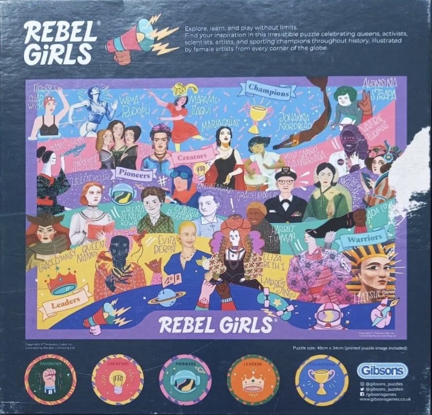 Rebels Girls - Gibsons puzzle collectible [Barcode 5012269031317] - Main Image 4