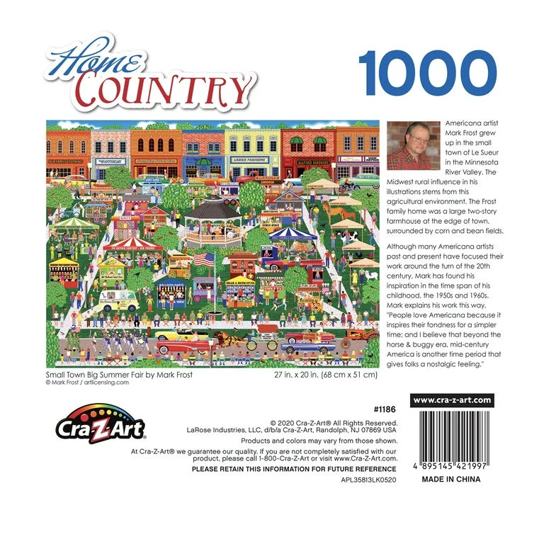 Small Town Big Summer Fair*% - Cra-Z-Art puzzle collectible [Barcode 4895145421997] - Main Image 3