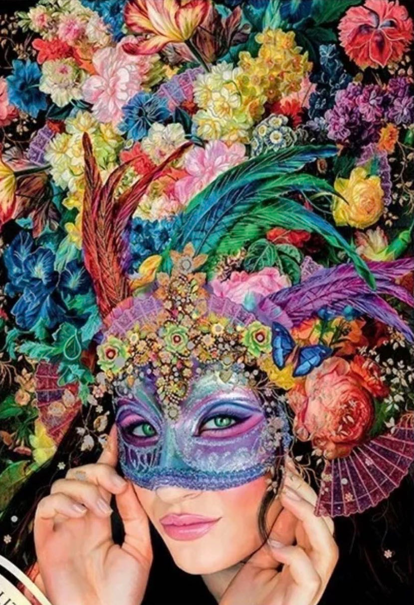 Muse Of The Masquerade Mask - Step Puzzle Company puzzle collectible [Barcode 4602827795389] - Main Image 2