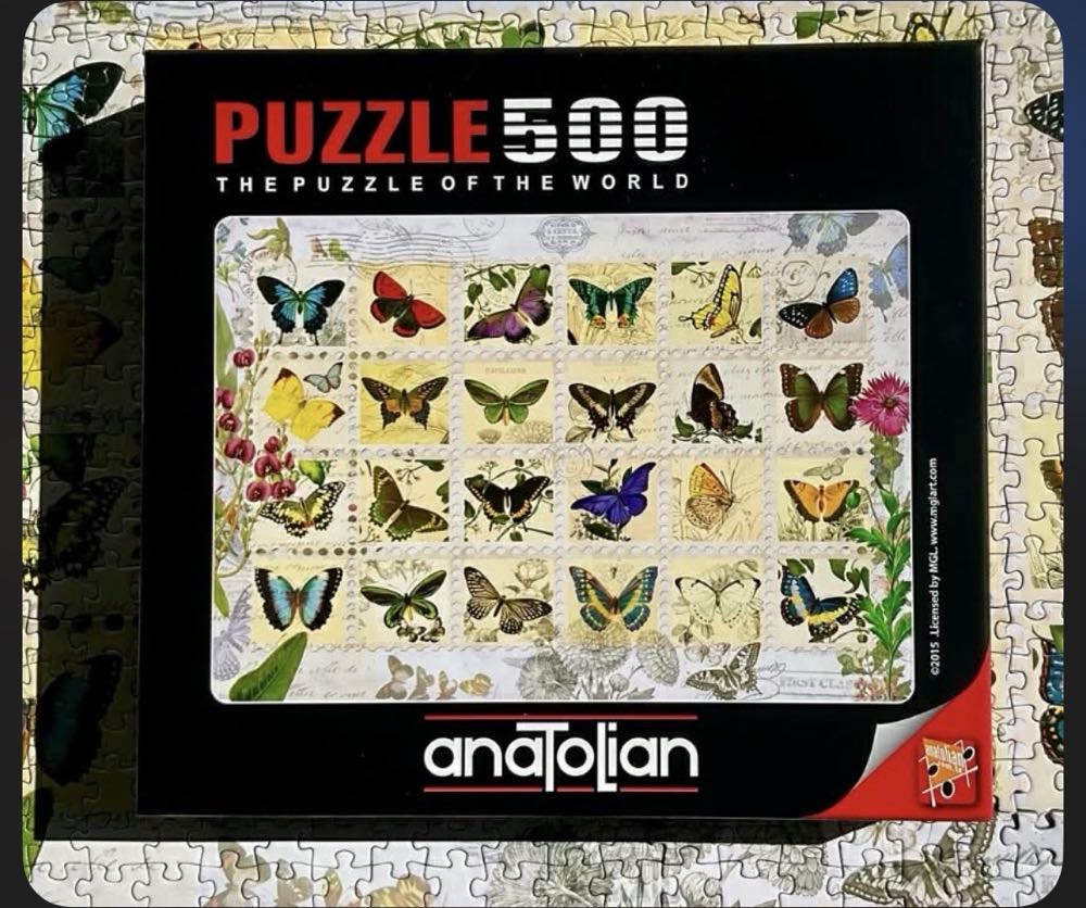 Butterfly Stamps - Anatolian puzzle collectible [Barcode 8698543135833] - Main Image 4