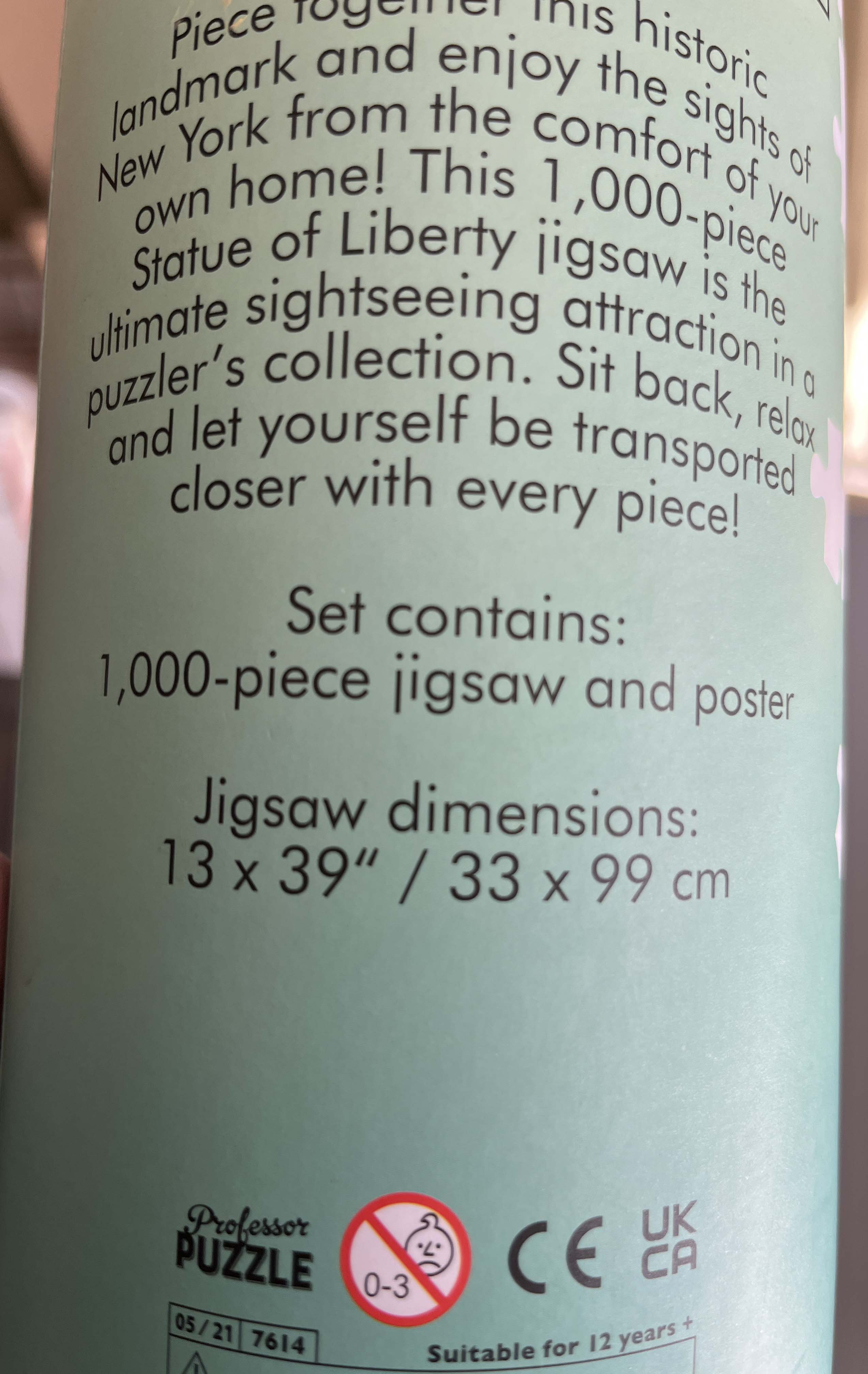 Statue of Liberty (0) - Professor Puzzle puzzle collectible - Main Image 2