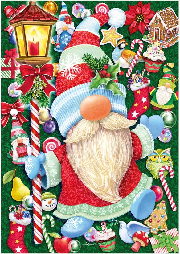 Christmas Gonk - Wenthworth Wooden Puzzles puzzle collectible - Main Image 2