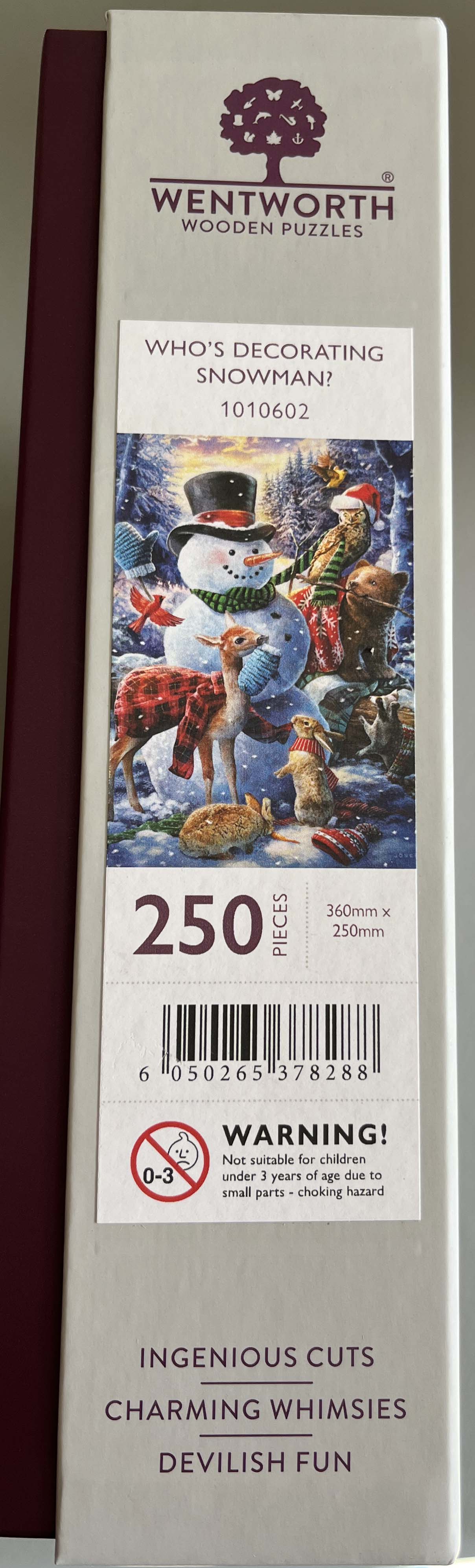 Who’s Decorating Snowman - Wentworth Wooden Puzzles puzzle collectible - Main Image 3