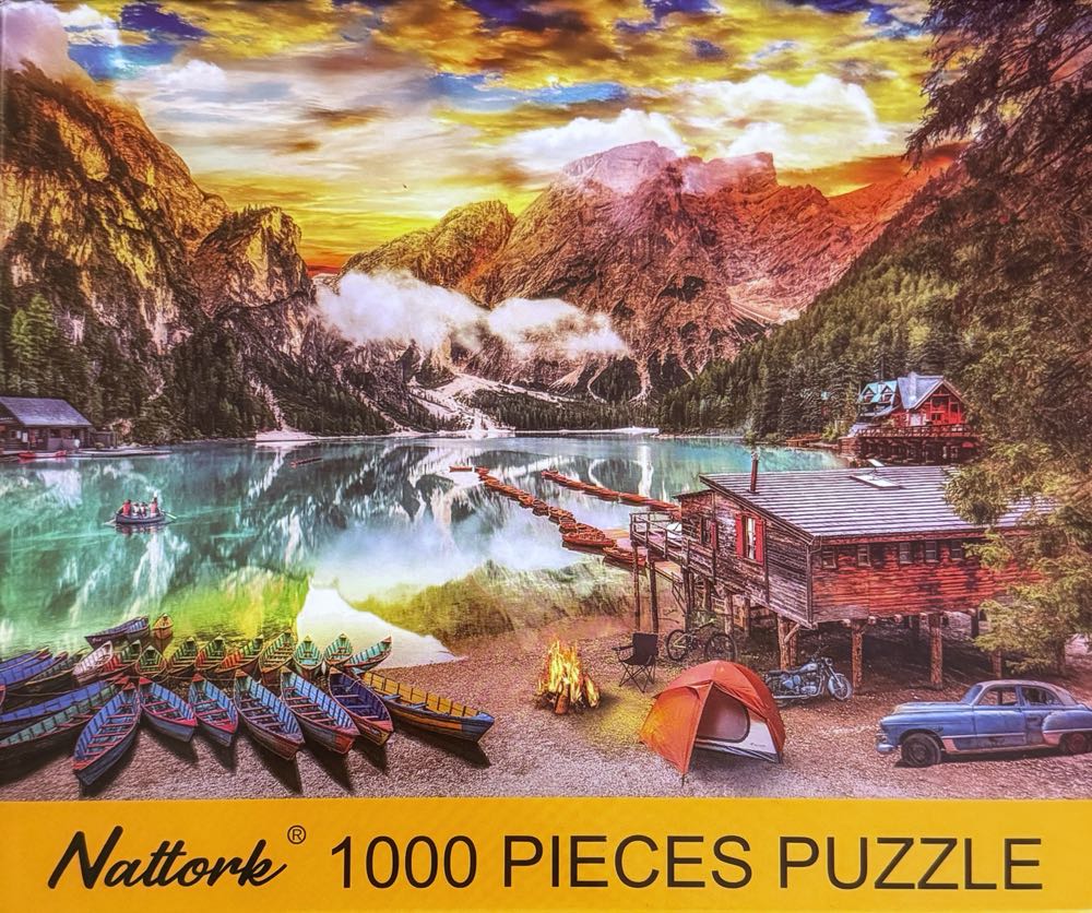 Lakeside View - Nattork puzzle collectible [Barcode 784529122398] - Main Image 2