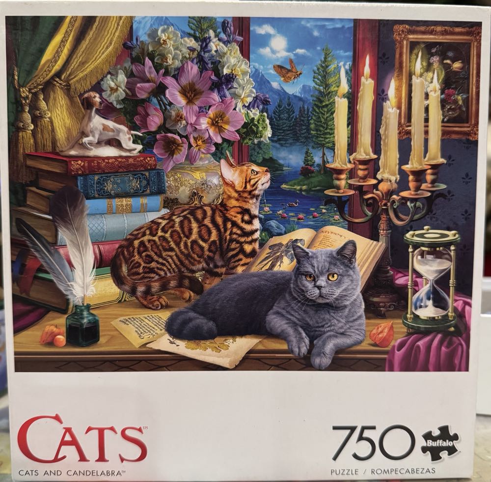 Cats And Candelabra - Traded #56 - Buffalo puzzle collectible - Main Image 2