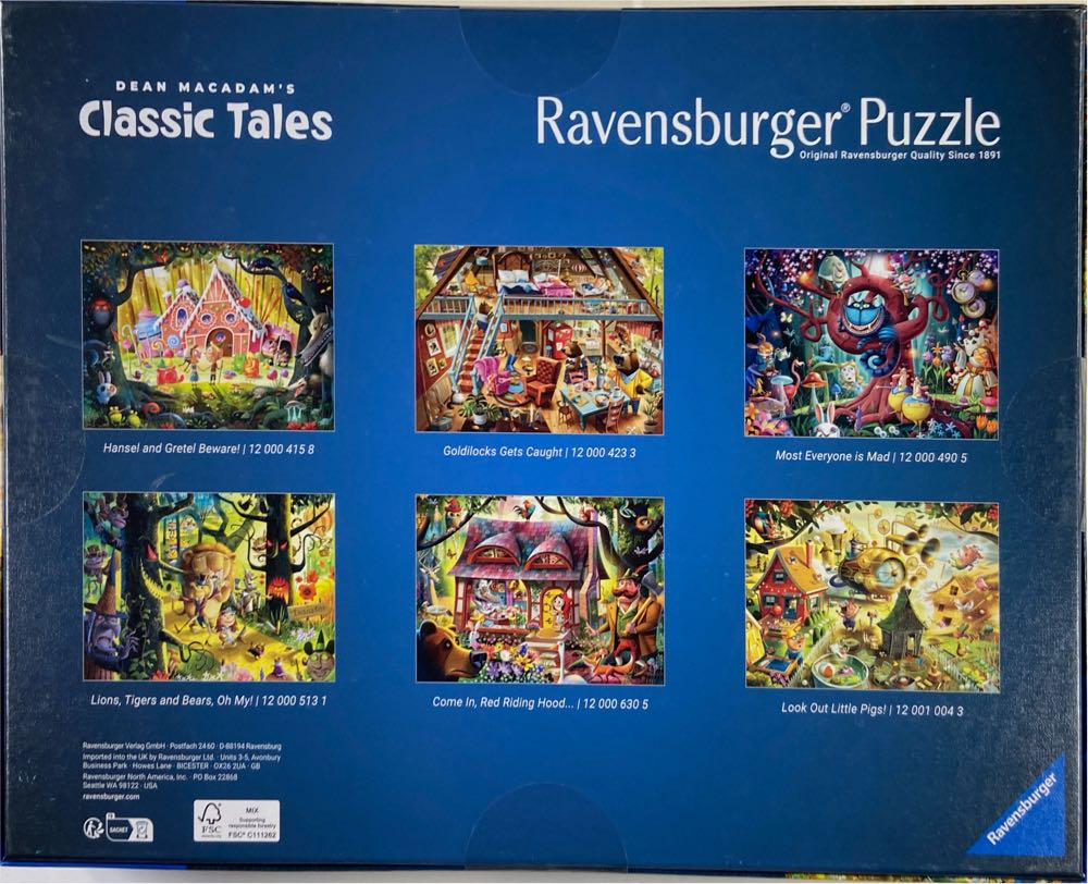 Look Out Little Pigs! (1) - Ravensburger puzzle collectible [Barcode 4005555010043] - Main Image 3