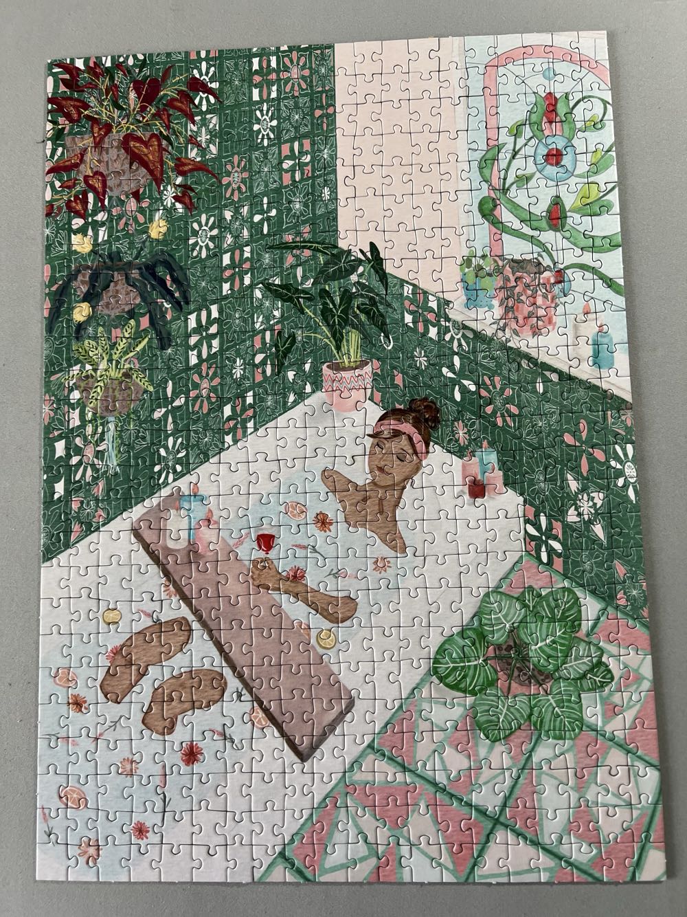 Bath Time - Piecely Puzzles puzzle collectible [Barcode 641827351298] - Main Image 2