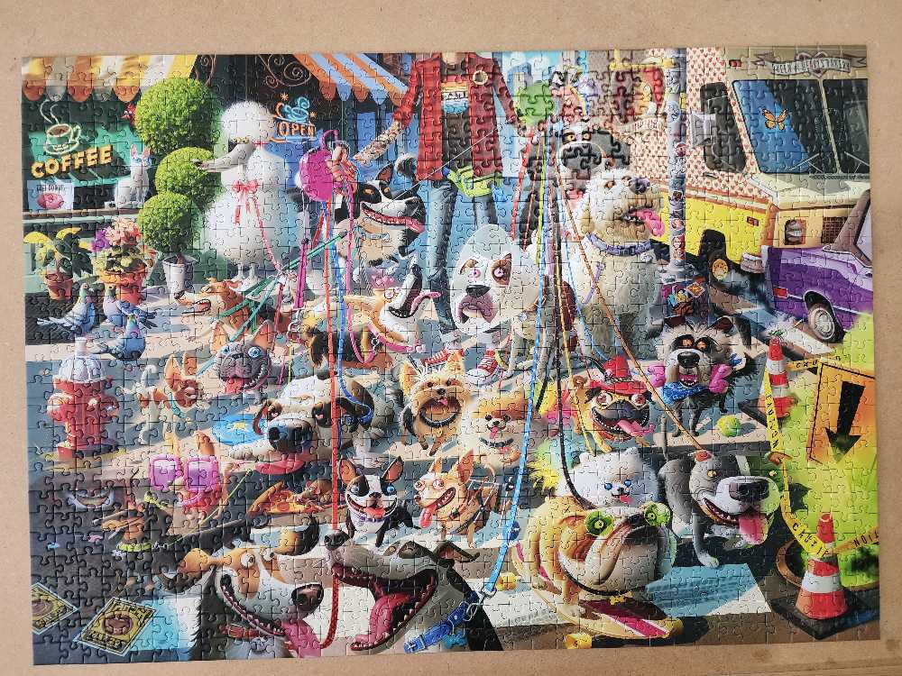 The Dog Walker - Ravensburger puzzle collectible [Barcode 4005555008767] - Main Image 3