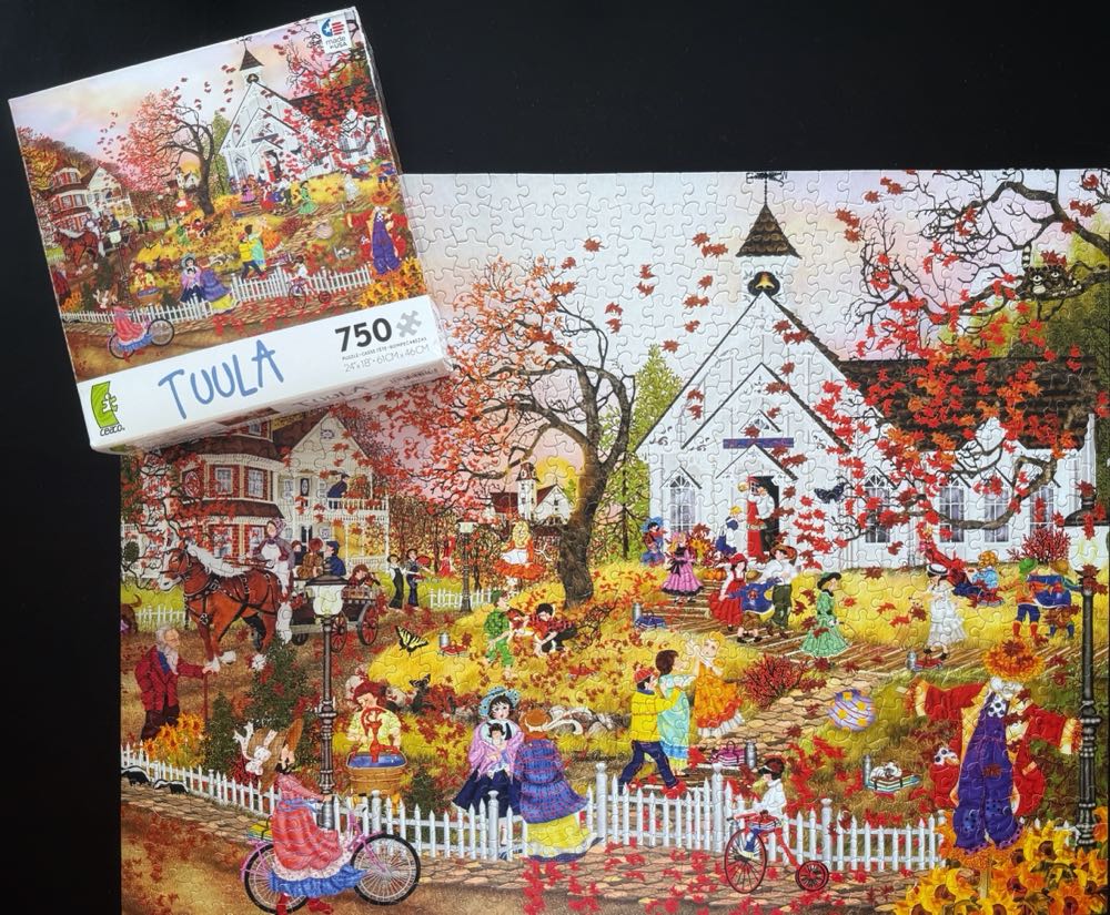 Autumn School Days*^ - Ceaco puzzle collectible [Barcode 210812906029] - Main Image 3