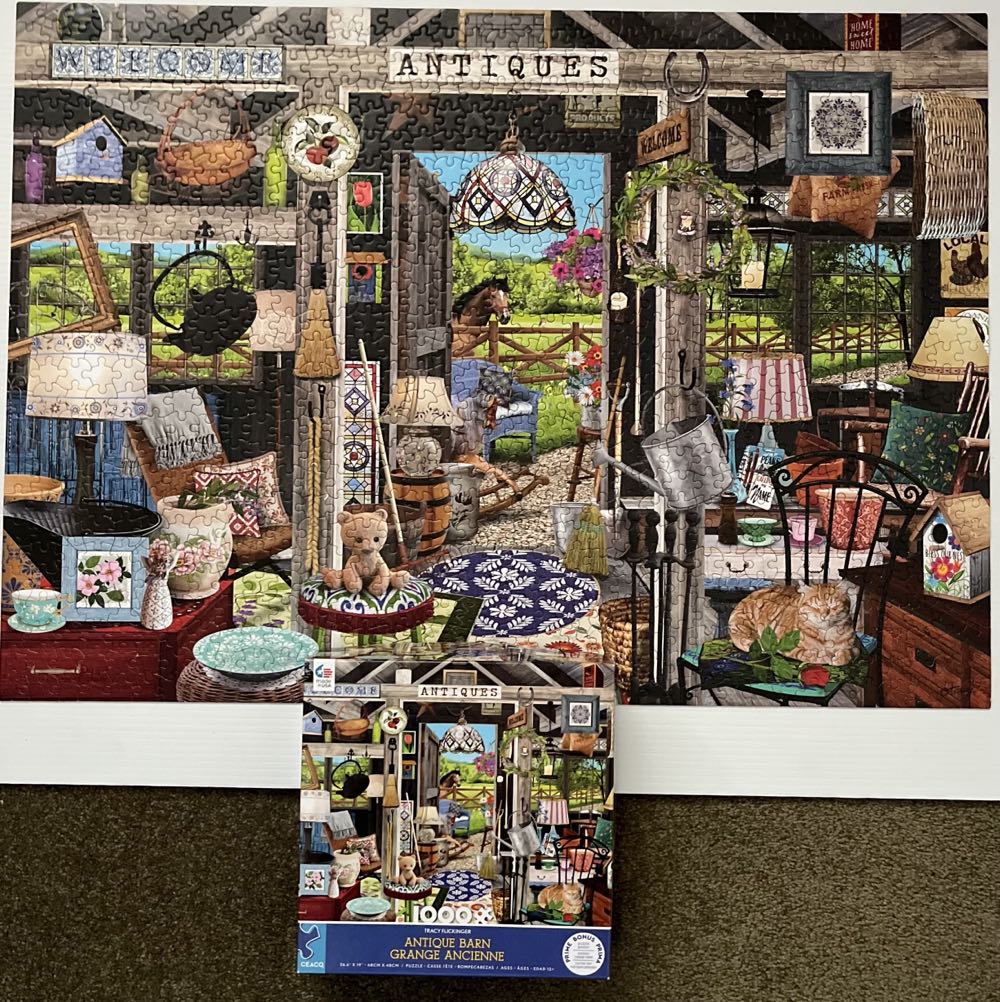 Antique Barn - Ceaco puzzle collectible [Barcode 021081333740] - Main Image 4