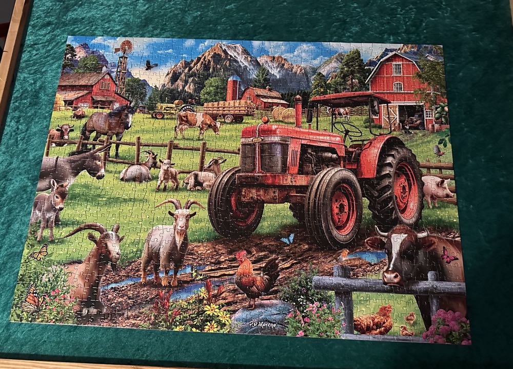 Country Life Time For Chores - Buffalo 🇺🇸 puzzle collectible [Barcode 079346119691] - Main Image 2
