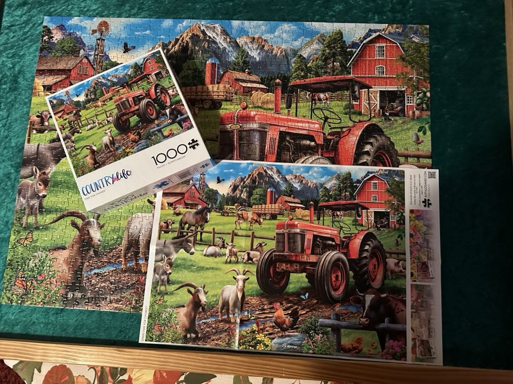 Country Life Time For Chores - Buffalo 🇺🇸 puzzle collectible [Barcode 079346119691] - Main Image 3