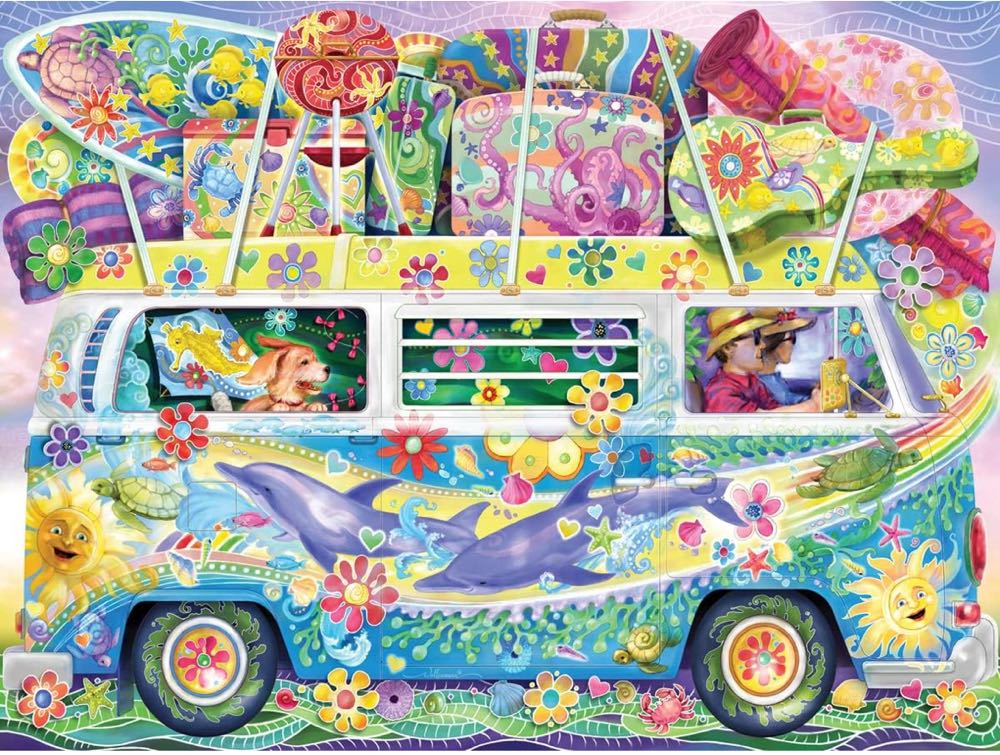 Beachtime Camper (V) Jeanne - Vermont Christmas Company puzzle collectible - Main Image 2